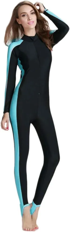 Micosuza Swimsuit for Women Design One Piece Long-Sleeve Surfing Suit