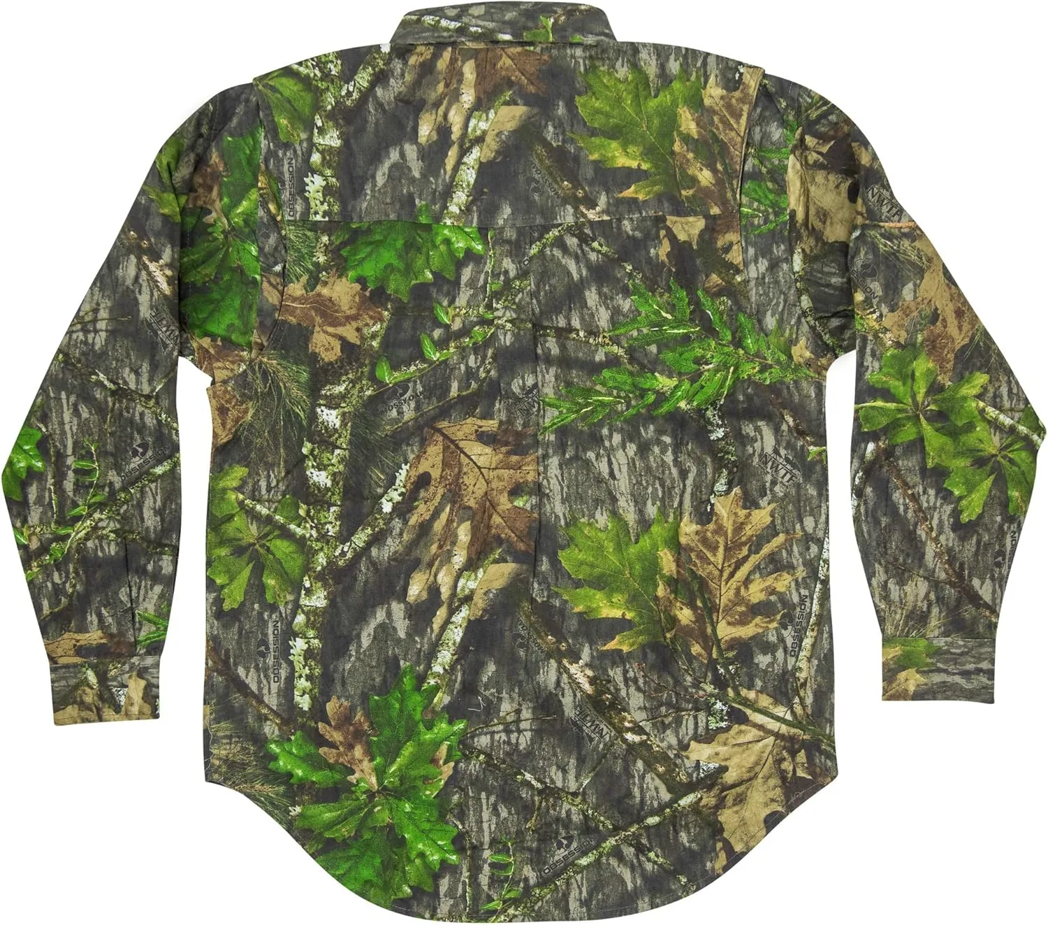 Mossy Oak Unisex-Adult Men's Long Sleeve Camo Hunting Shirts Cotton Mill