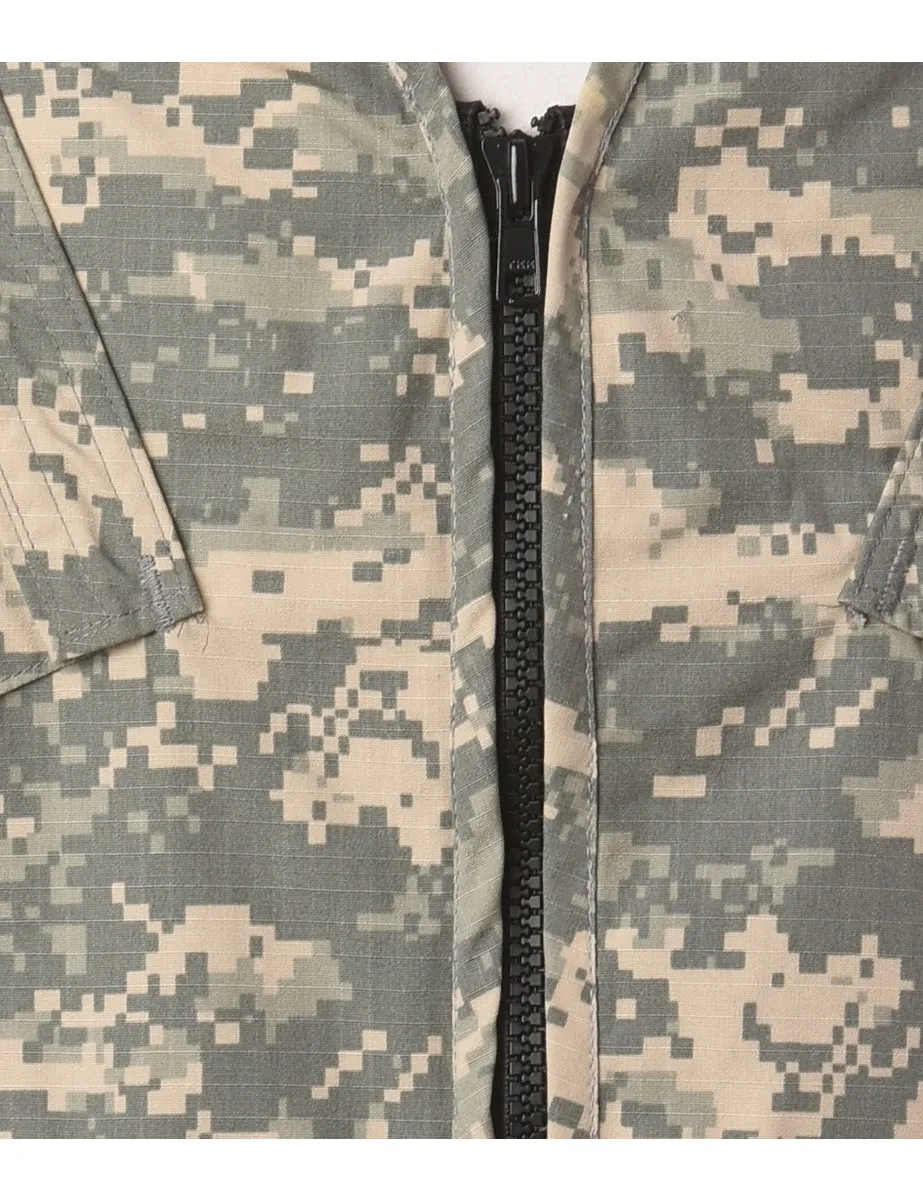 Reworked Jeff Camo Fisherman Jacket - L