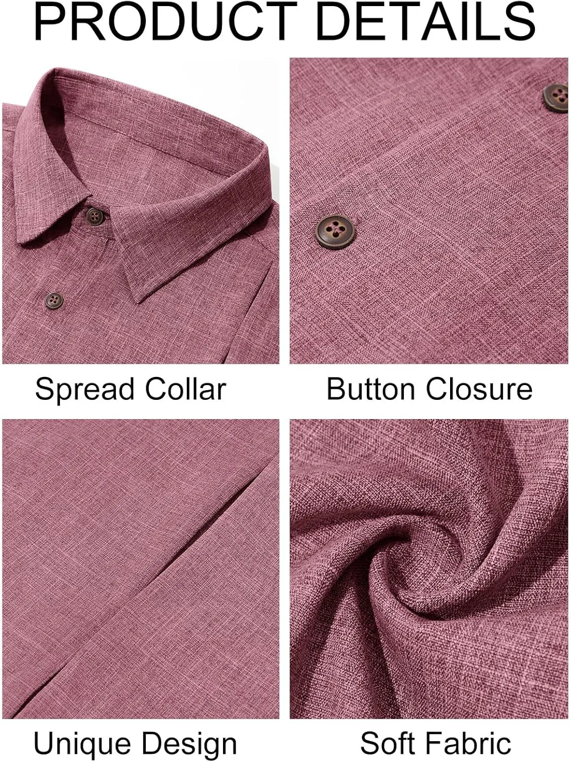 Runcati Mens Cuban Guayabera Shirts Button Down Casual Short Sleeve Shirt Linen Summer Beach Hippie Tops