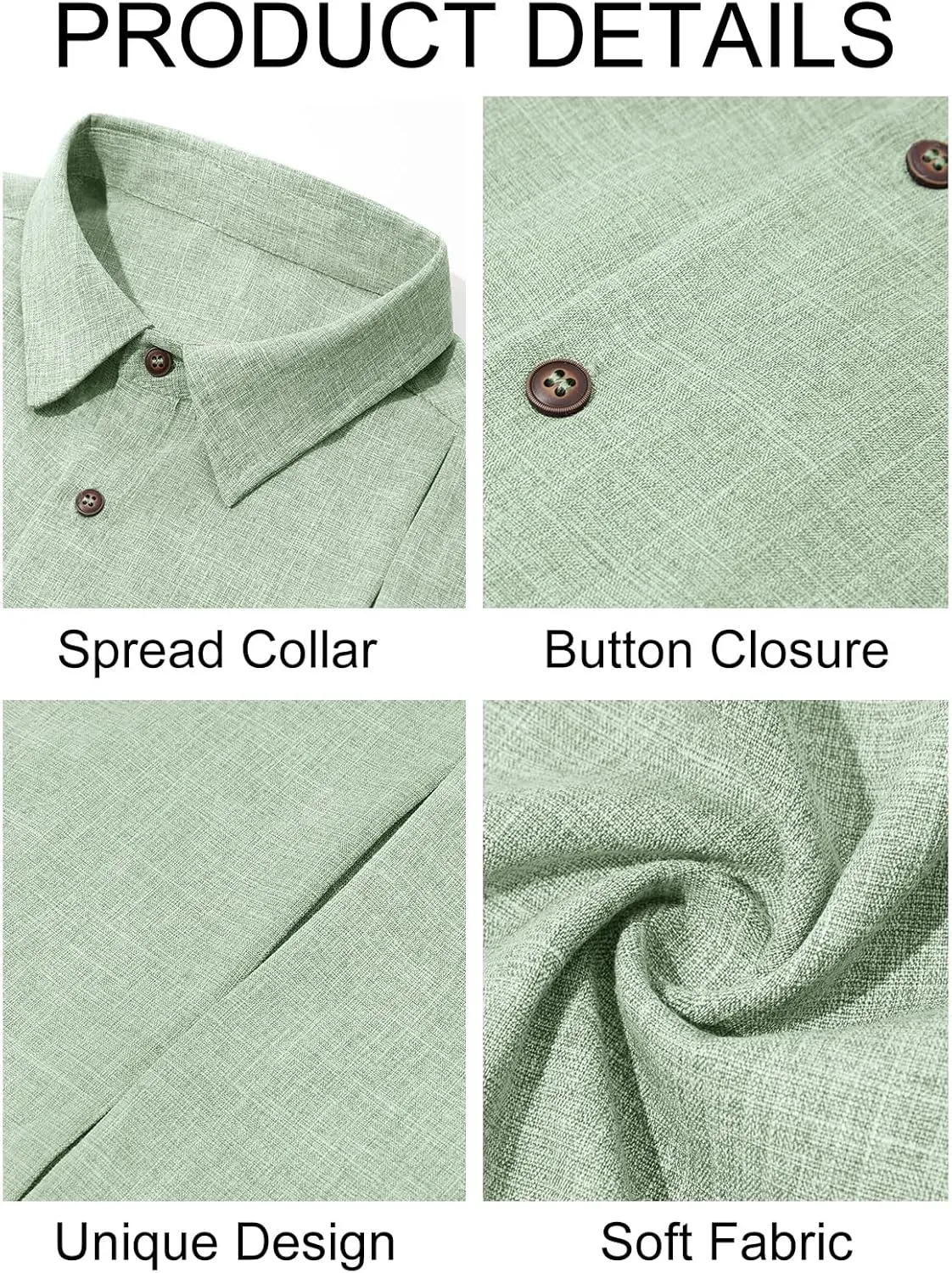 Runcati Mens Cuban Guayabera Shirts Button Down Casual Short Sleeve Shirt Linen Summer Beach Hippie Tops