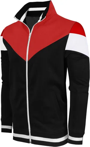 SCREENSHOT-Track Jacket Mens Urban Hip Hop Premium Track Jacket - Slim Fit Side Taping Sportswear Urbanwear Streetwear Top