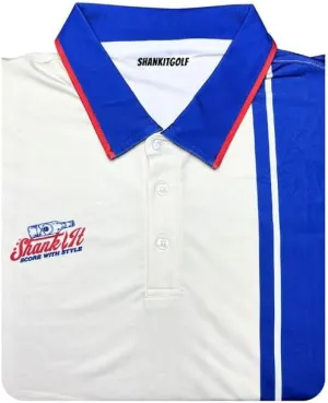 SHANKITGOLF Funny Golf Polo Shirts Mens Short Sleeve 4 Way Stretch