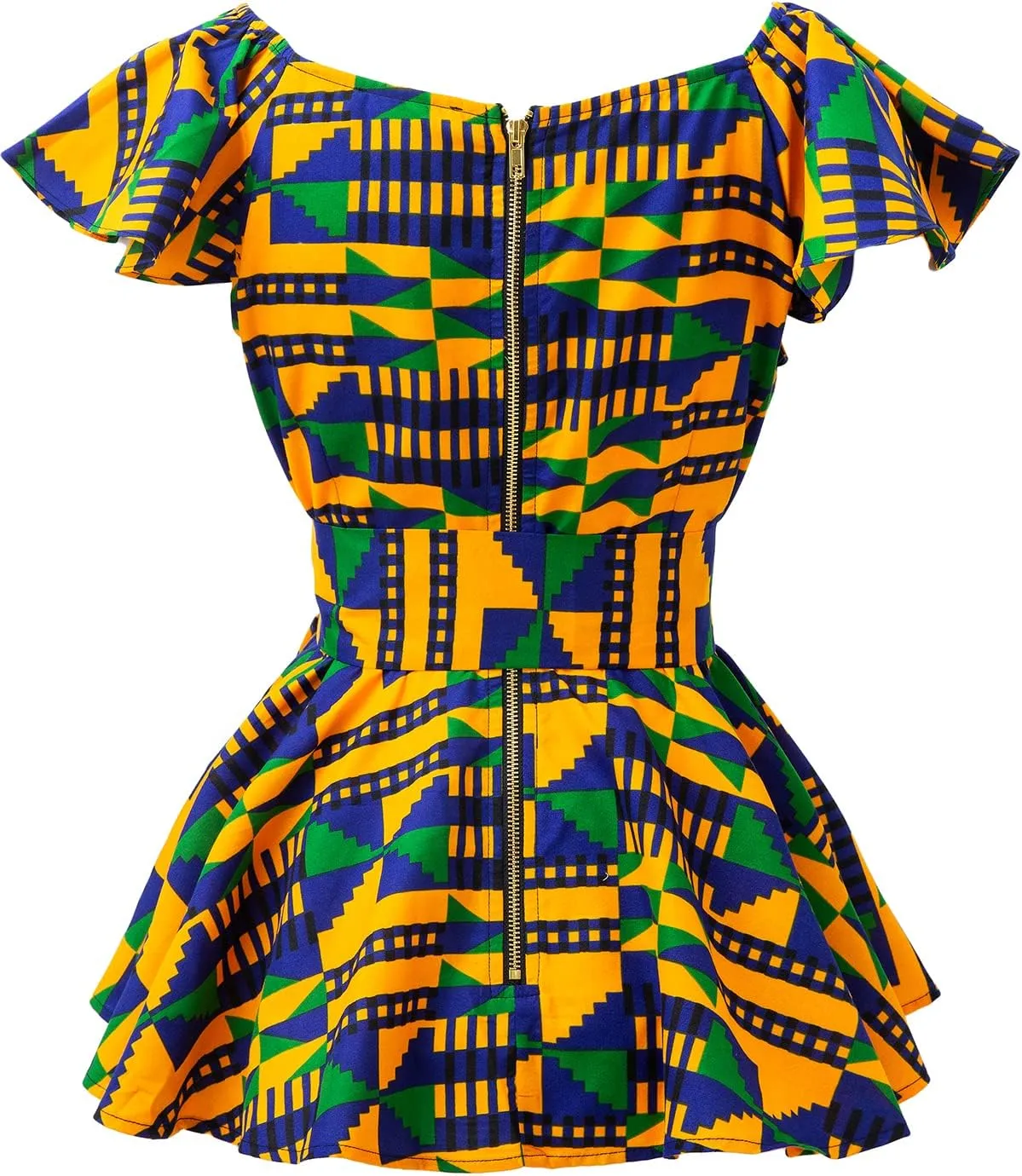 SHENBOLEN Womens Dashiki Tops Sleeveless Summer African Printed Slim Fit Shirts Blouse