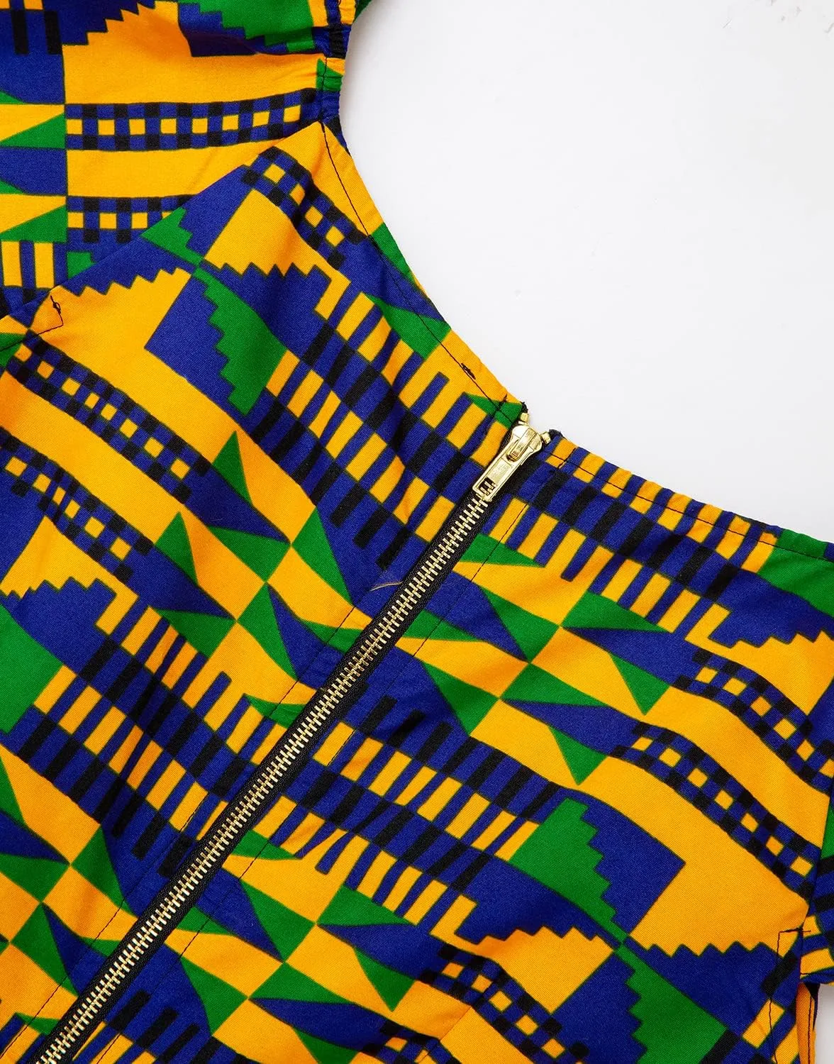 SHENBOLEN Womens Dashiki Tops Sleeveless Summer African Printed Slim Fit Shirts Blouse