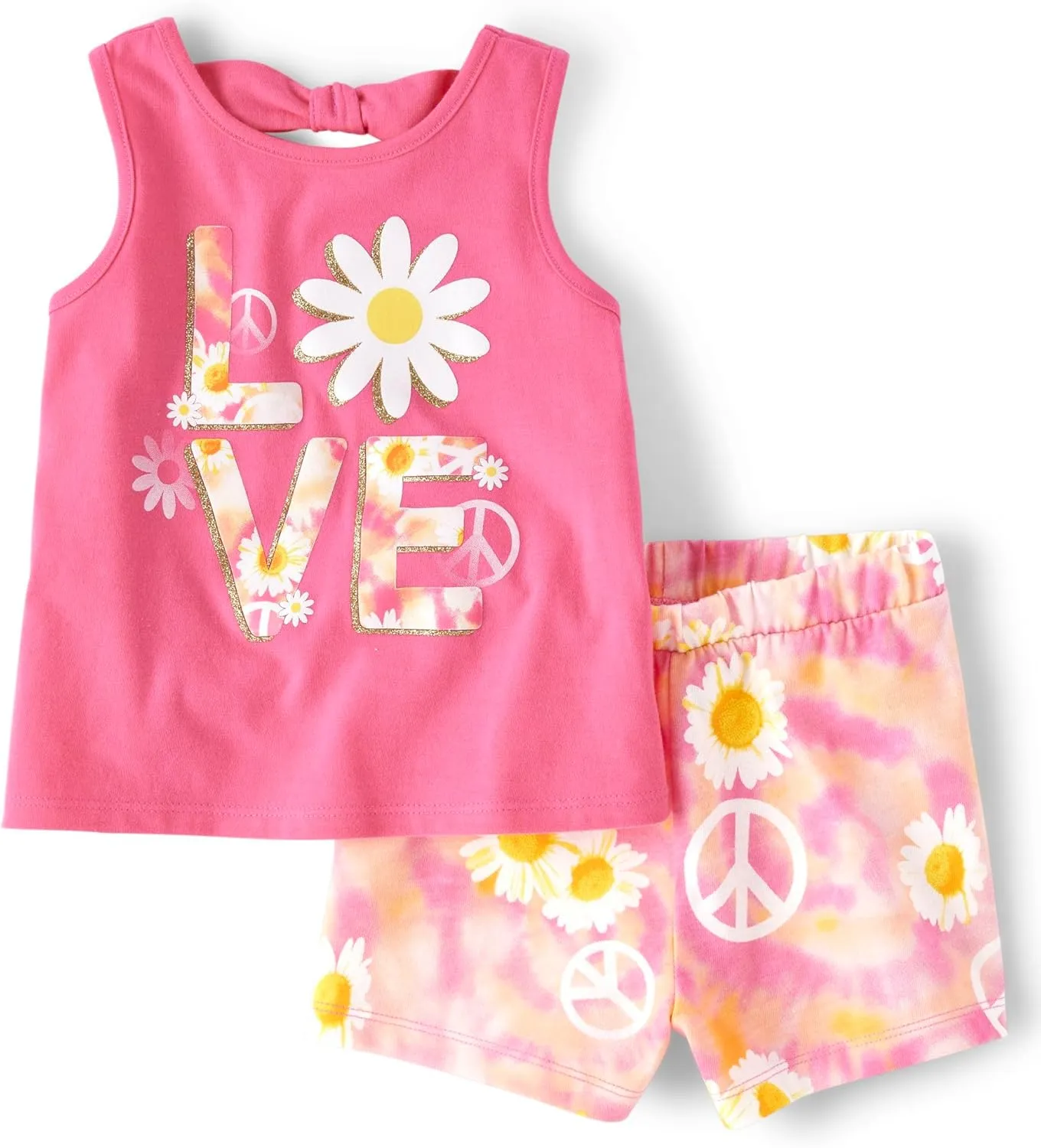 The Children's Place baby-girls And Toddler Sleeveless Tank Top and Shorts 2-piece Set