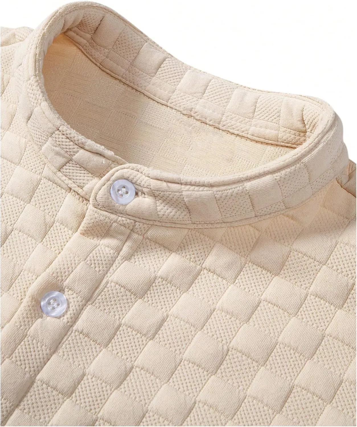 Verdusa Men's 2 Pieces Outfits Short Sleeve Button Down Shirts Textured Short Set