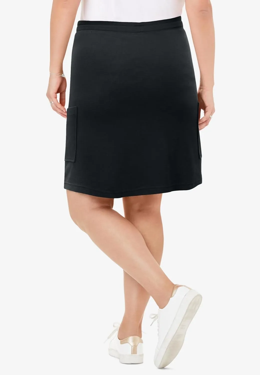Woman Within Plus Size Cargo Skort
