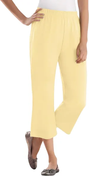 Woman Within Women's Plus Size 7-Day Knit Capri