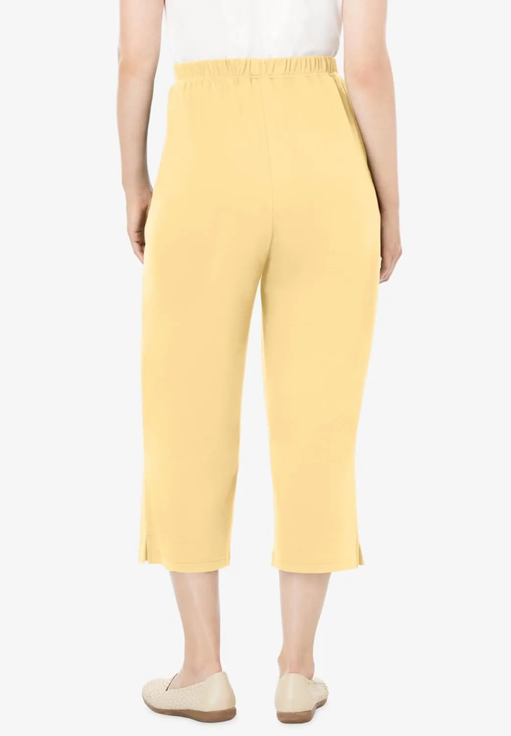 Woman Within Women's Plus Size 7-Day Knit Capri
