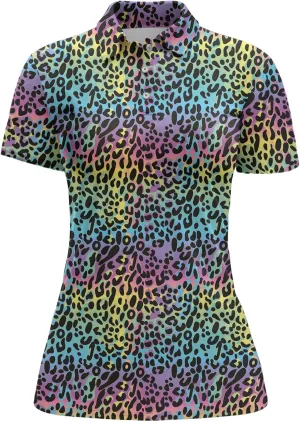 Womens Golf Shirt Printed Golf Outfit Funny Polo Shirts for Women Gifts