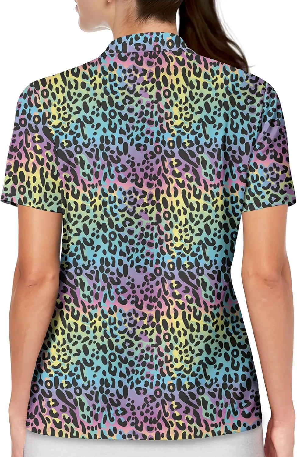 Womens Golf Shirt Printed Golf Outfit Funny Polo Shirts for Women Gifts