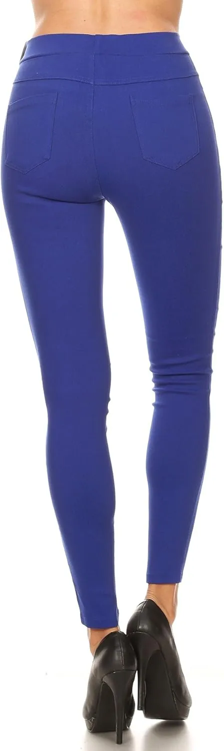 Women's Jeggings & Capris High Waist Pull-On Jean Style Stretch Skinny Capri Pants