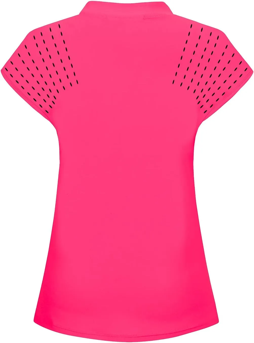 Womens V Neck Golf Polo Shirts Short Sleeve Sport Shirt Workout Tops