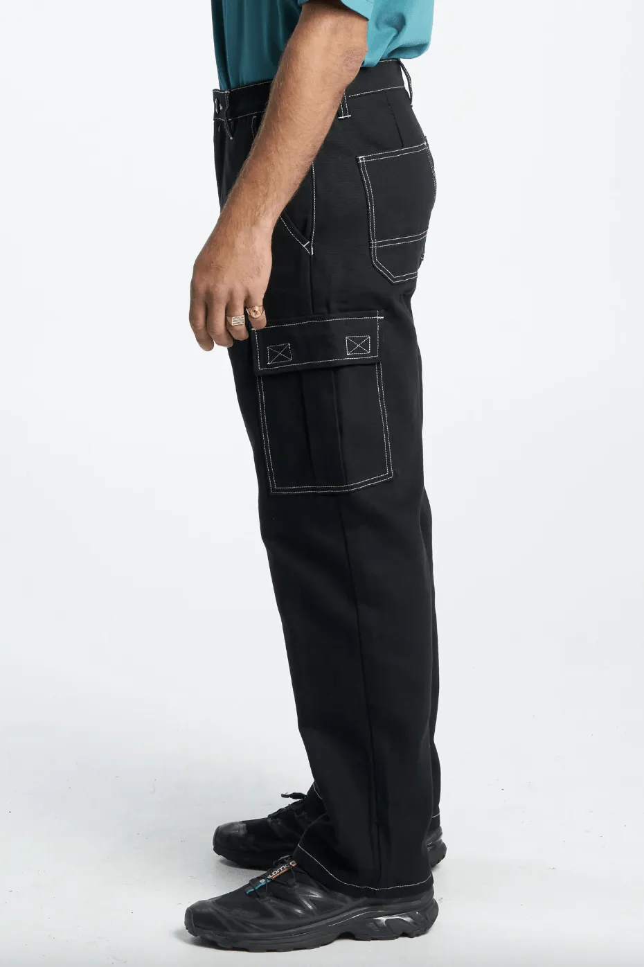WORSHIP SUPPLIES GET OFF UTILITY PANT - BLACK