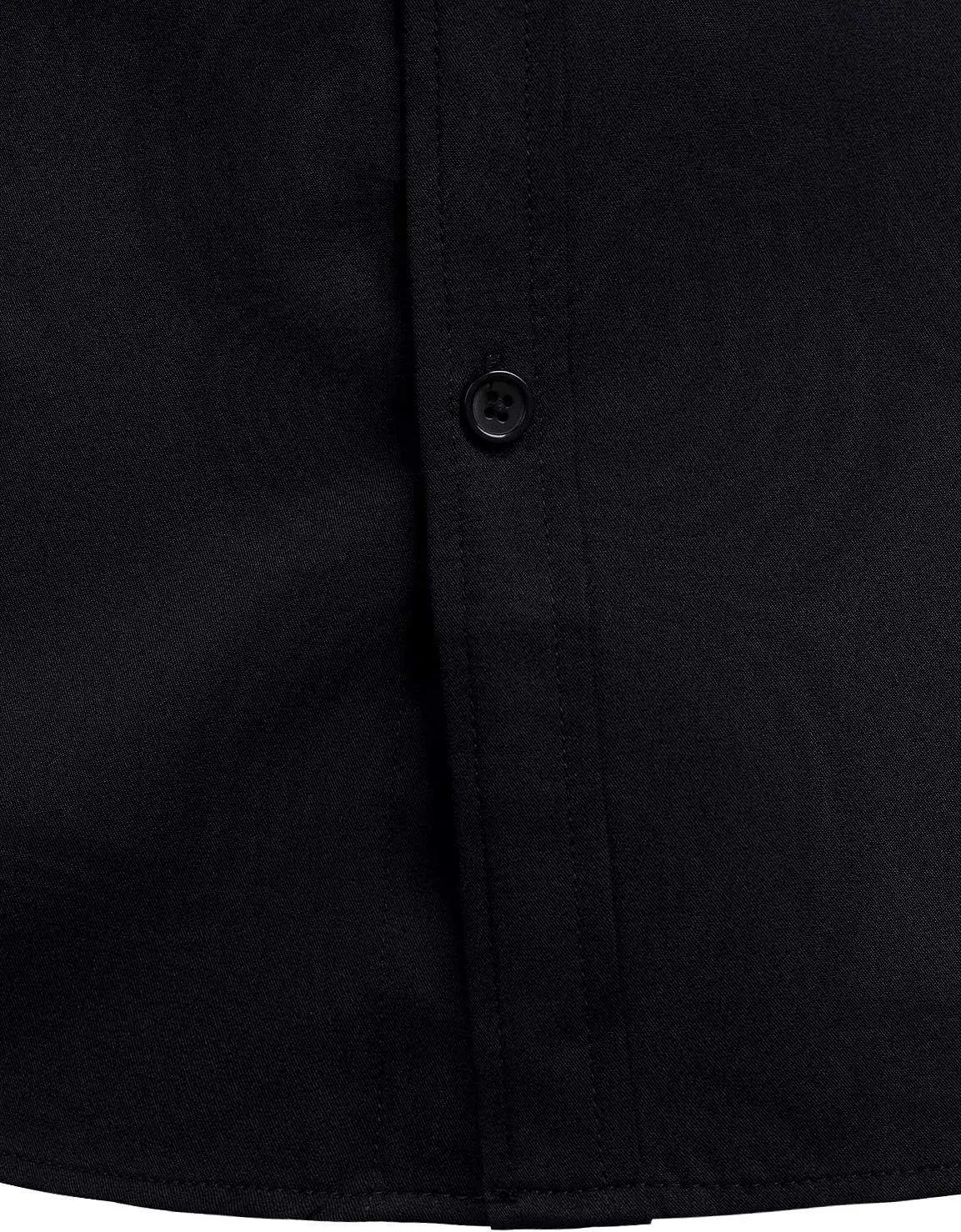ZEROYAA Mens Hipster Solid Slim Fit Long Sleeve Mandarin Collar Dress Shirts