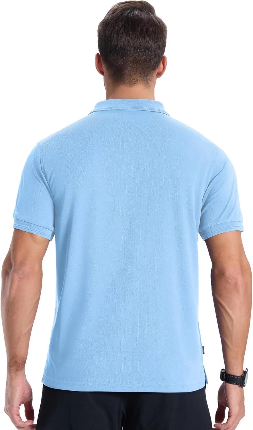 ZITY 3 Pack Mens Polo Shirts Short Sleeve Sports Moisture-Wicking Golf Shirt Business Causal Summer Tops